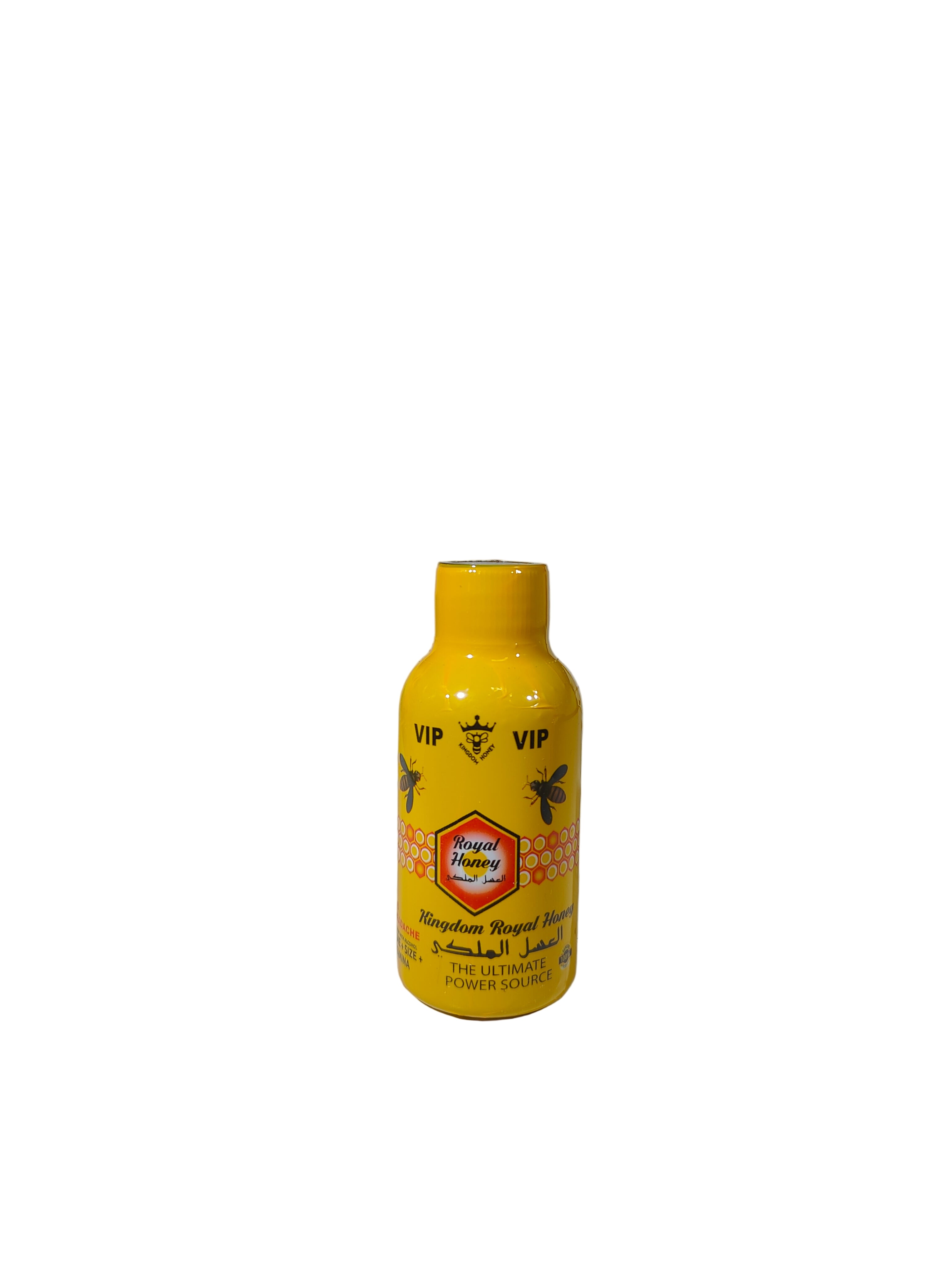 Single shot of Kingdom Royal Honey male enhancement supplement.