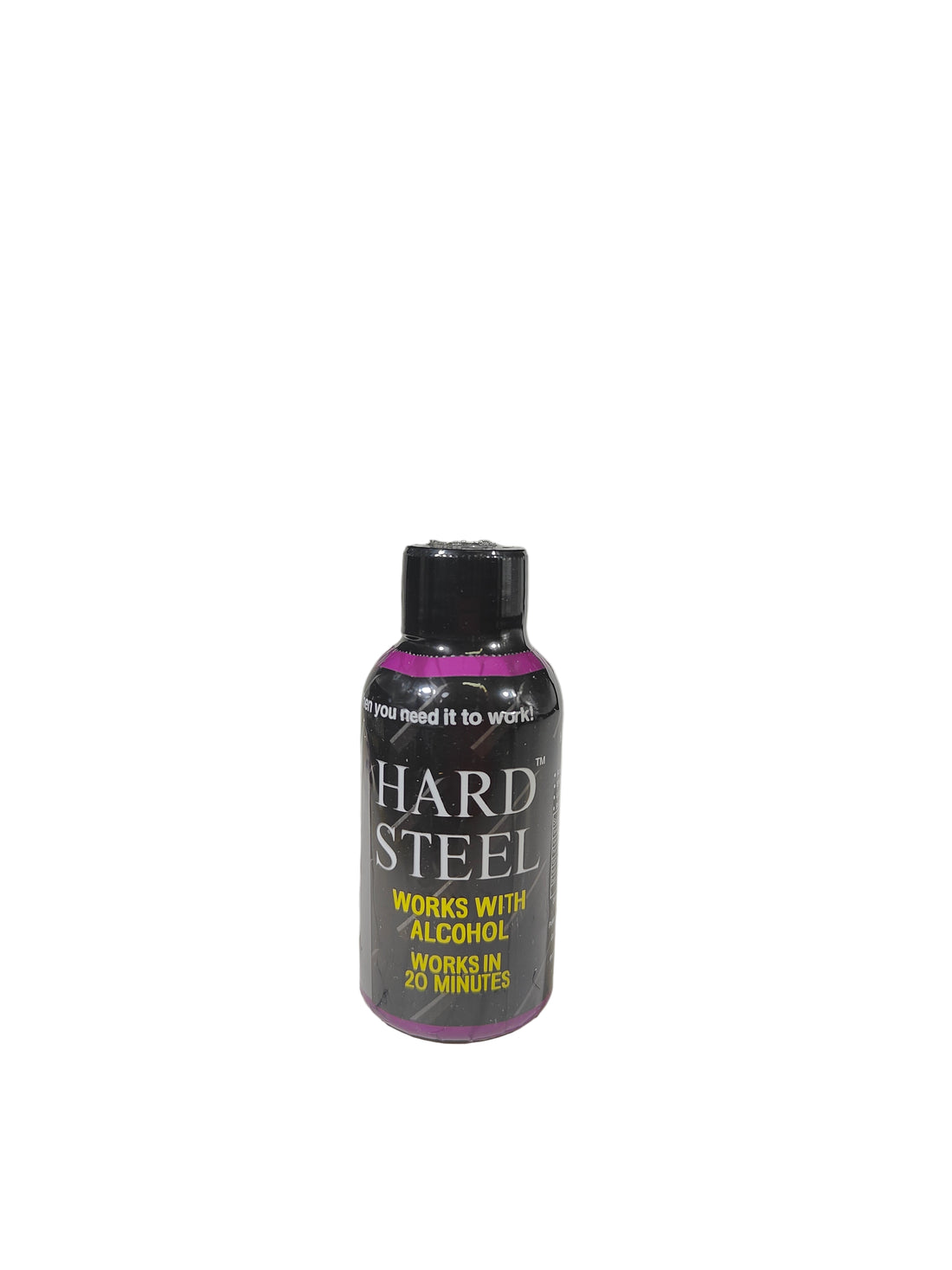 Single shot of Hard Steel a male enhancement supplement.