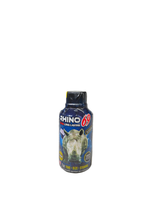 Single shot of Rhino 69 5000K, a male enhancement supplement.