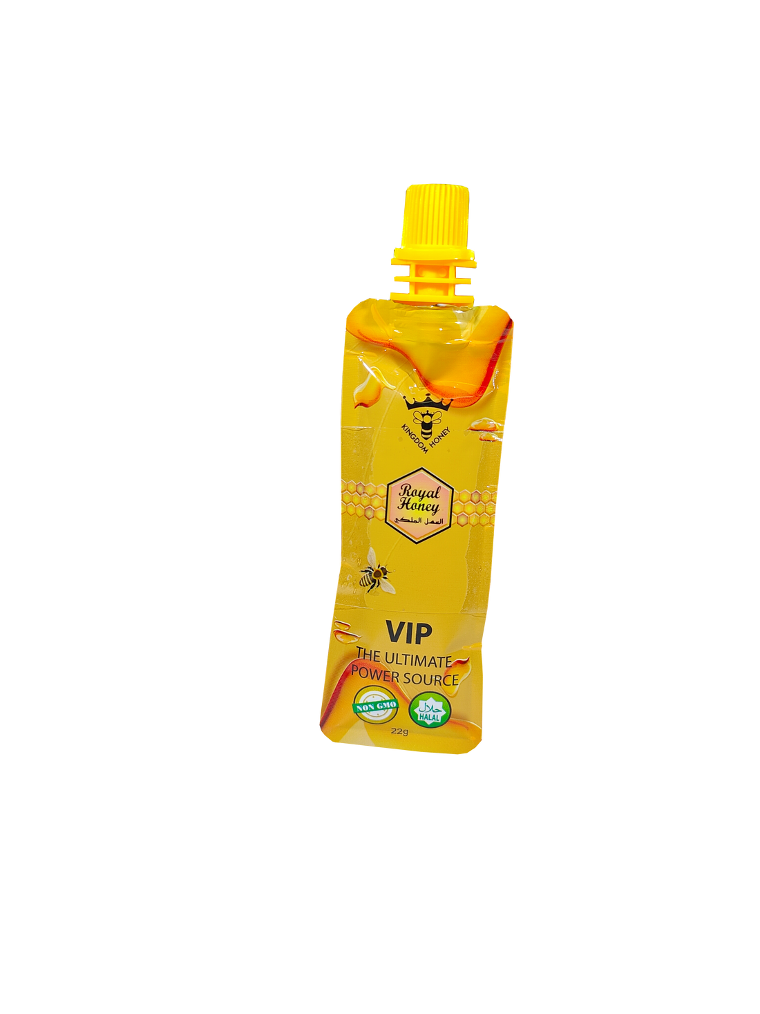Single honey packet of Royal Honey VIP a male enhancement supplement.